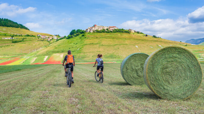 Il percorso si snoda lungo il territorio delle colline venete