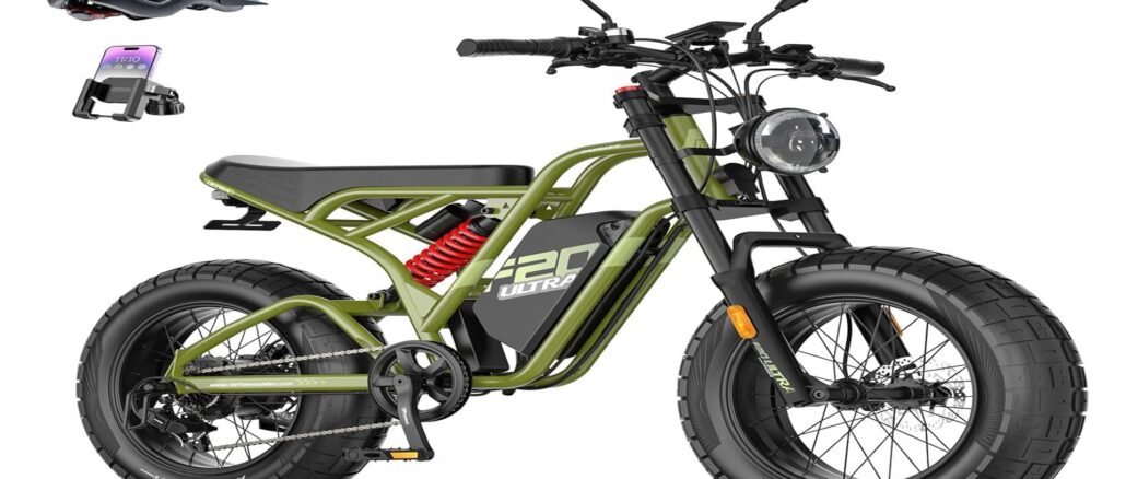 Fafrees F20 ULTRA – Bici Elettrica Potente con Autonomia Estesa e Pneumatici Fat