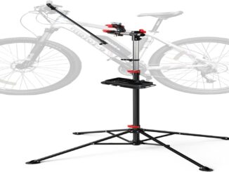 VOUNOT® Cavalletto Bici Pieghevole Telescopico – Supporto Manutenzione Regolabile e Portatile