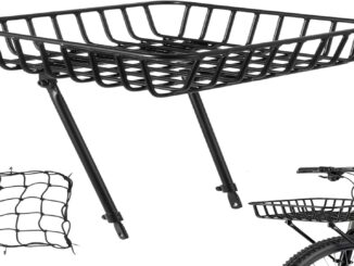 Portapacchi Anteriore in Lega di Alluminio con Cestino per Bici - Leggero e Resistente