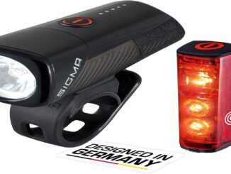 SIGMA SPORT BUSTER 400 FL – Set Luci Bici LED Anteriore e Posteriore Ricaricabili