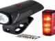 SIGMA SPORT BUSTER 400 FL – Set Luci Bici LED Anteriore e Posteriore Ricaricabili