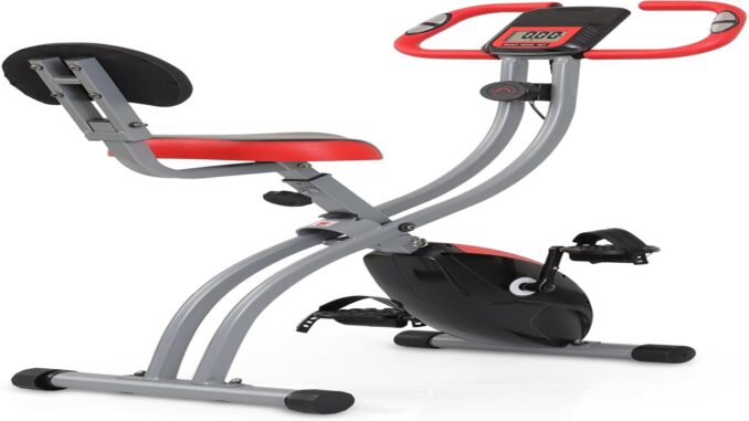 Ultrasport F-Bike 150/200 - Cyclette Pieghevole per Allenamento Cardiovascolare e Perdita Peso