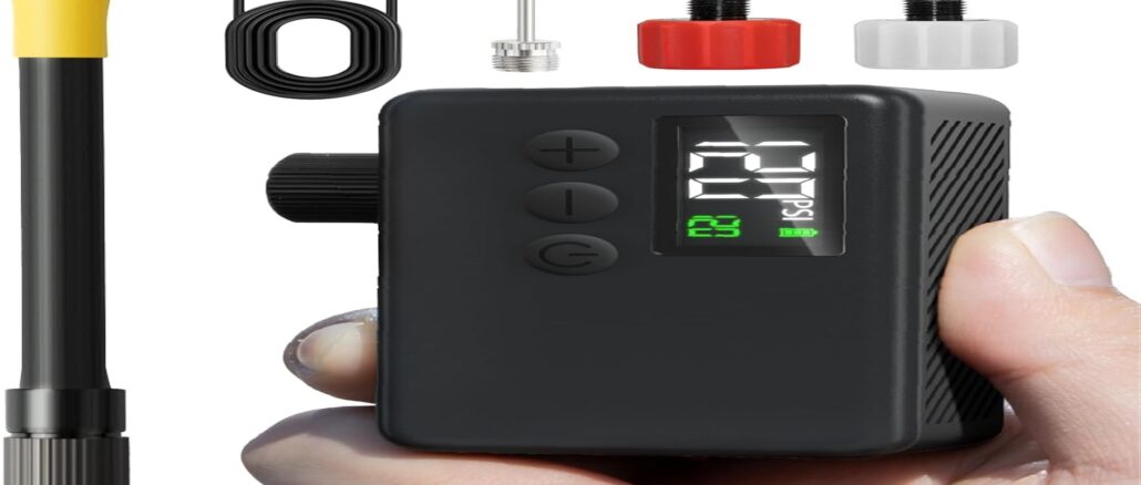 Bike Tire Mini Pompa Elettrica Gputek – Pompa Bici Portatile e Digitale