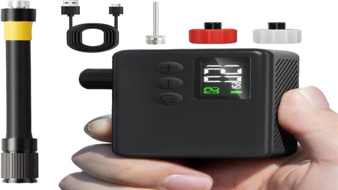 Bike Tire Mini Pompa Elettrica Gputek – Pompa Bici Portatile e Digitale