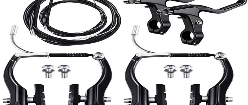 Componente di Ricambio Freni a V Mountain Bike 6 Pezzi – Kit Sostitutivo in Alluminio Durevole