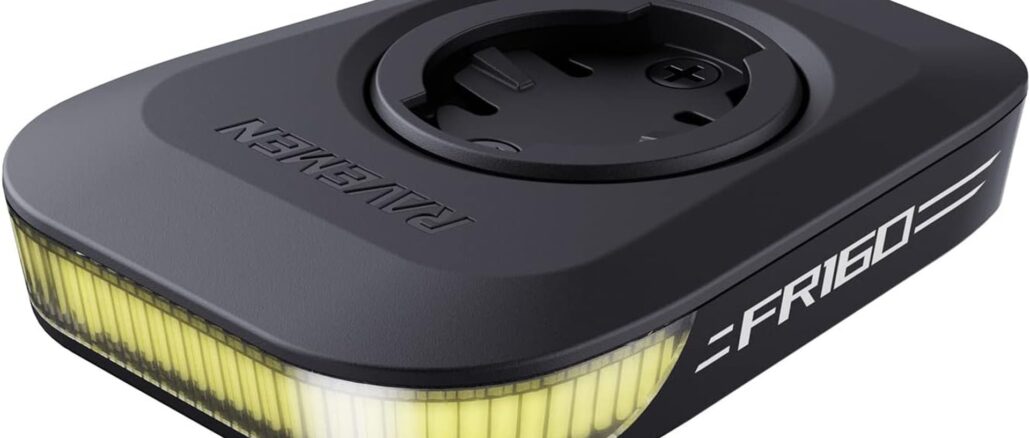 RAVEMEN FR160 Luce Posteriore per Ciclocomputer Garmin e Wahoo