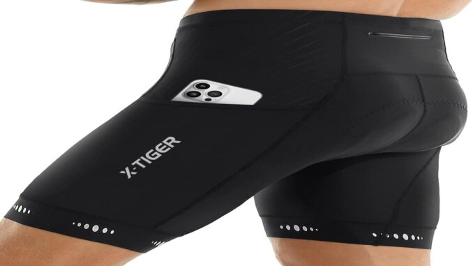 X-TIGER MTB Pantaloncini Ciclismo Uomo con Imbottitura 5D Gel
