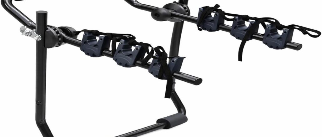 Portabici Posteriore Universale in Acciaio – Supporto 3 Bici Facile e Robusto