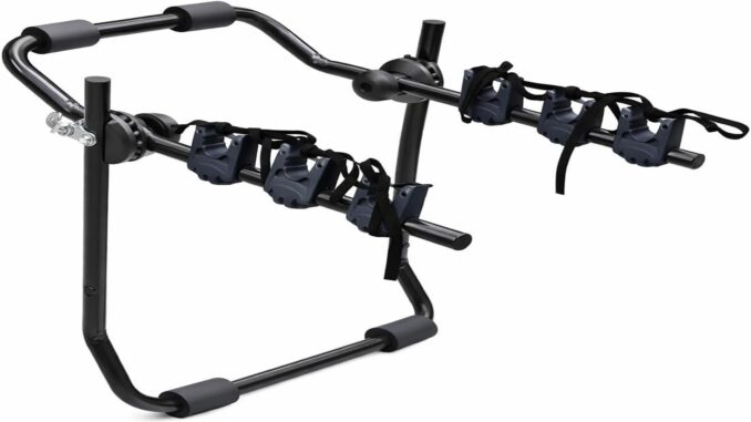 Portabici Posteriore Universale in Acciaio – Supporto 3 Bici Facile e Robusto